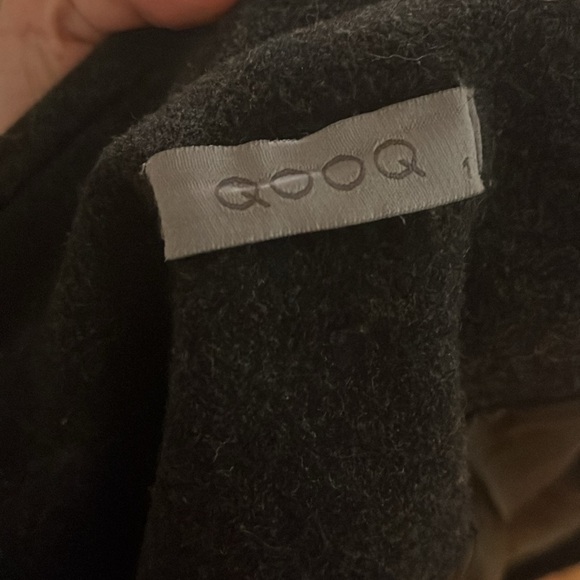 Oversized Heavy Warm Staple Wardrobe Long Full Length Charcoal Coat Jacket - Picture 8 of 14